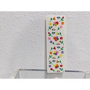 Vintage Mrs. Grossman's Colorful Floral Flower Stickers 1986